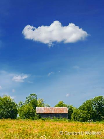 Cloud Over A Barn_P1020589.jpg - Photographed near Smiths Falls, Ontario, Canada.